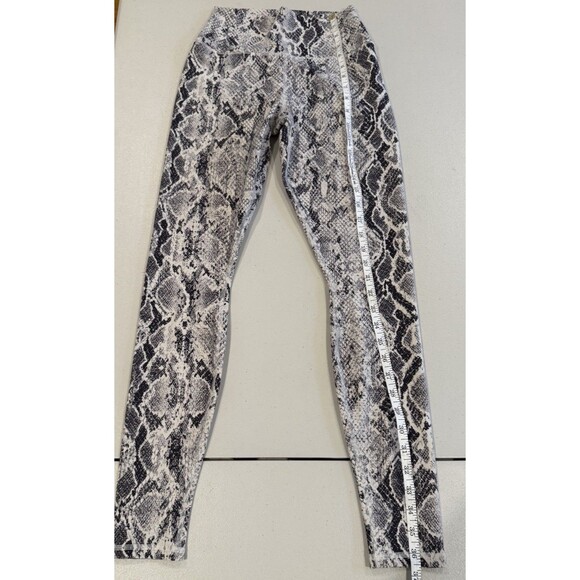 Alo Leggings Womens Small High Rise Snakeskin Athleisure Athletic Yoga Gym Dance - Picture 7 of 7